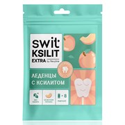 Леденцы на палочке Swit by Revyline Ksilit Extra Персик, 8 шт. 9336