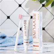 Зубная паста Revyline Crystal Клубника и Персик, без фтора, 80 г 9094